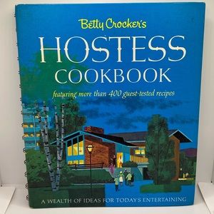 Betty Crocker’s Hostess Cookbook First Edition First Printing Spiral Bound 1967